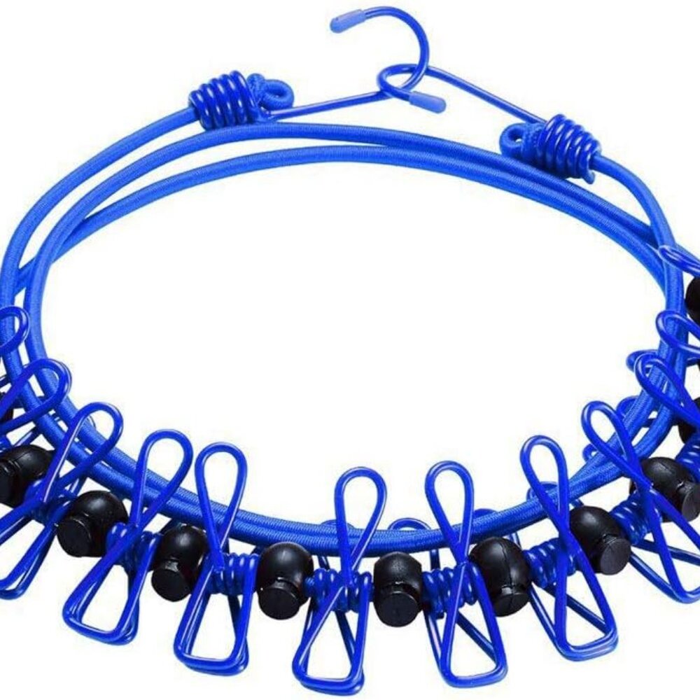 Portable Travel Elastic Clothesline NEW